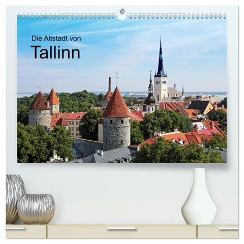 Die Altstadt von Tallinn (hochwertiger Premium Wandkalender 2026 DIN A2 quer), Kunstdruck in Hochglanz