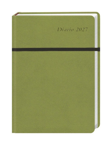 Diario Wochen-Kalenderbuch A6, grün 2027
