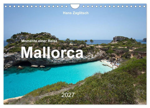 Mallorca - Momente einer Reise (Wandkalender 2027 DIN A4 quer), CALVENDO Monatskalender