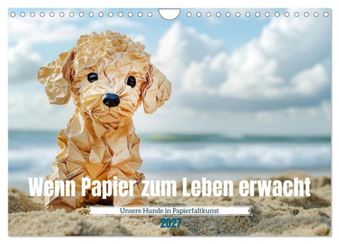Wenn Papier zum Leben erwacht (Wandkalender 2027 DIN A4 quer), CALVENDO Monatskalender