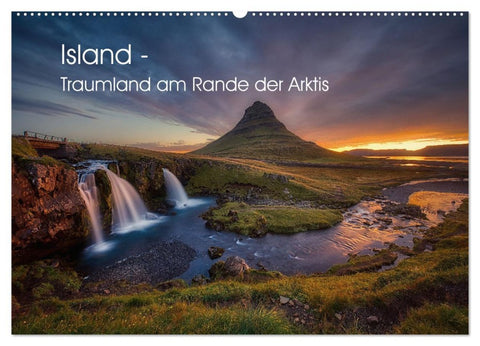 Island - Traumland am Rande der Arktis (Wandkalender 2026 DIN A2 quer), CALVENDO Monatskalender