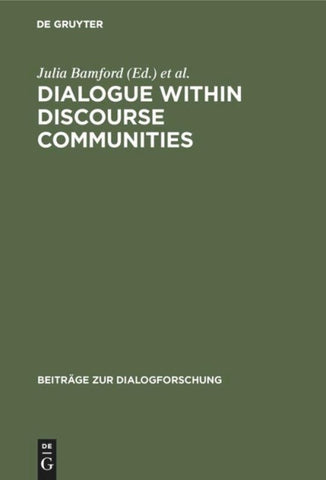 Dialogue within Discourse Communities