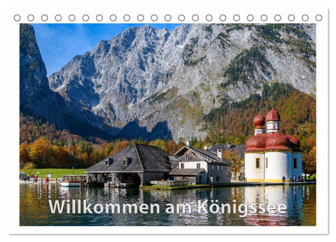 Willkommen am Königssee (Tischkalender 2026 DIN A5 quer), CALVENDO Monatskalender