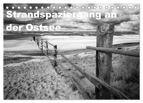 Strandspaziergang an der Ostsee (Tischkalender 2027 DIN A5 quer), CALVENDO Monatskalender