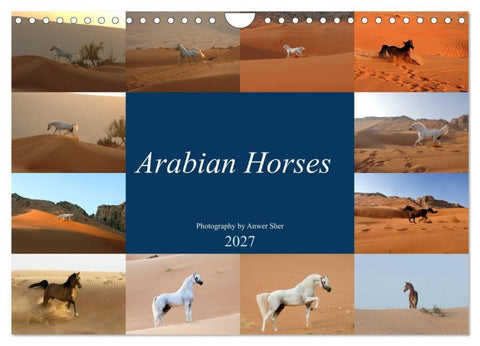 Arabian Horses (Wall Calendar 2027 DIN A4 landscape), CALVENDO 12 Month Wall Calendar