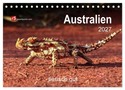 Australien tierisch gut 2027 (Tischkalender 2027 DIN A5 quer), CALVENDO Monatskalender