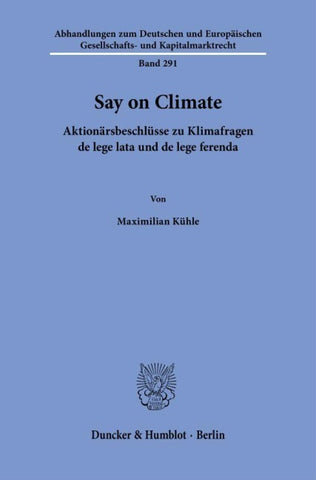 Say on Climate