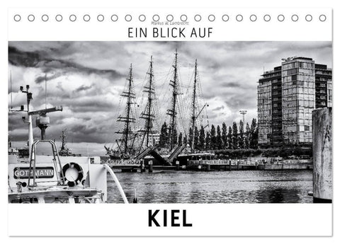 Ein Blick auf Kiel (Tischkalender 2027 DIN A5 quer), CALVENDO Monatskalender