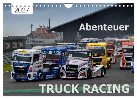 Abenteuer TRUCK RACING (Wandkalender 2027 DIN A4 quer), CALVENDO Monatskalender