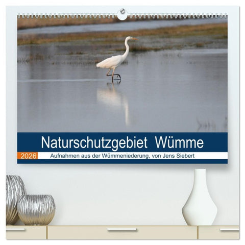 Naturschutzgebiet Wümme (hochwertiger Premium Wandkalender 2026 DIN A2 quer), Kunstdruck in Hochglanz