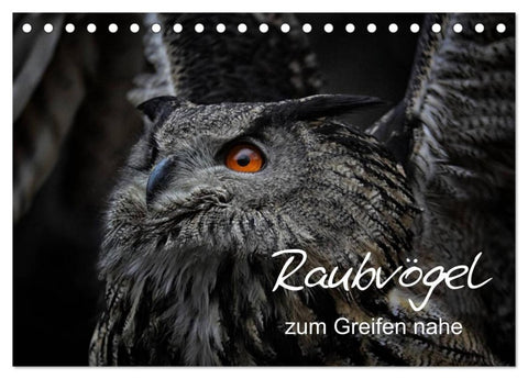 Raubvögel zum Greifen nahe (Tischkalender 2027 DIN A5 quer), CALVENDO Monatskalender