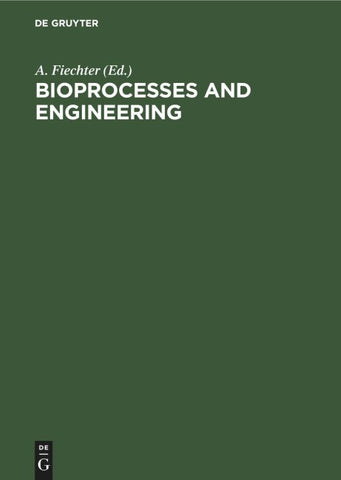 Bioprocesses and Engineering