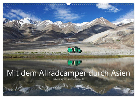 Mit dem Allradcamper durch Asien (Wandkalender 2027 DIN A2 quer), CALVENDO Monatskalender