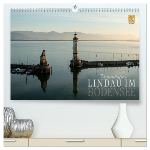 Traumhaftes Lindau im Bodensee (hochwertiger Premium Wandkalender 2027 DIN A2 quer), Kunstdruck in Hochglanz