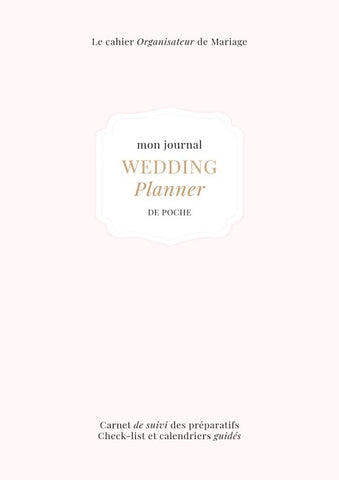 Le Cahier Organisateur de Mariage