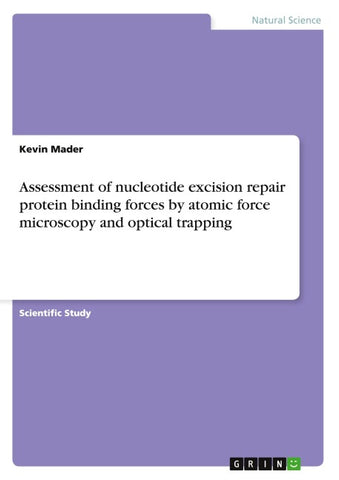 Assessment of nucleotide excision repair protein binding forces by atomic force microscopy and optical trapping