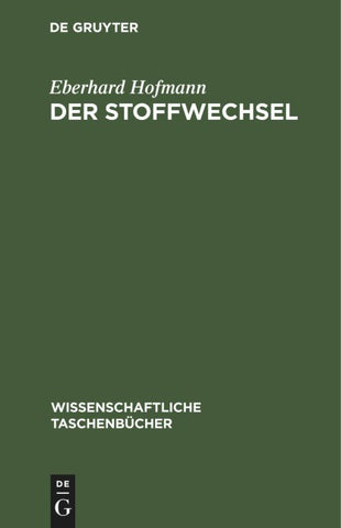 Der Stoffwechsel