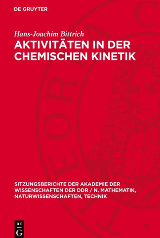 Aktivitäten in der chemischen Kinetik