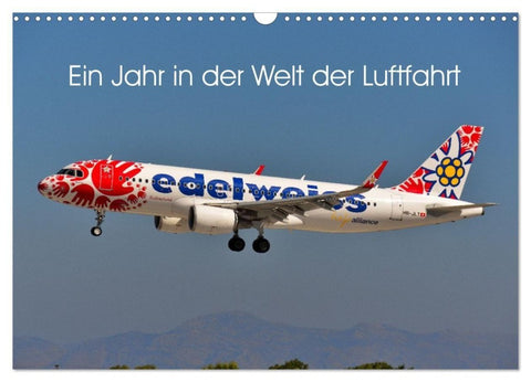 Ein Jahr in der Welt der Luftfahrt (Wandkalender 2026 DIN A3 quer), CALVENDO Monatskalender