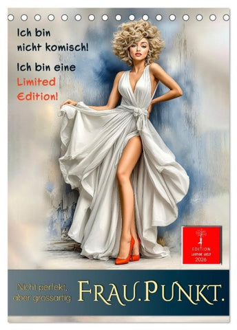 FRAU.PUNKT. (Tischkalender 2026 DIN A5 hoch), CALVENDO Monatskalender
