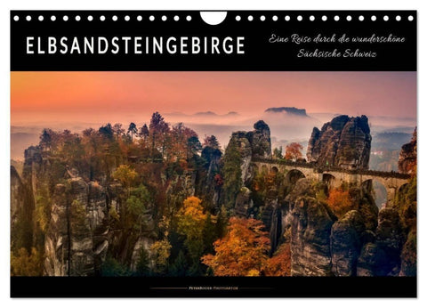 Elbsandsteingebirge - eine Reise durch die wunderschöne Sächsische Schweiz (Wandkalender 2027 DIN A4 quer), CALVENDO Monatskalender