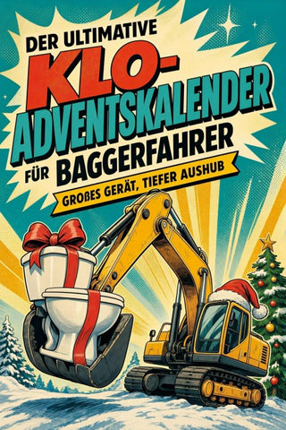 Der ultimative Klo-Adventskalender für Baggerfahrer