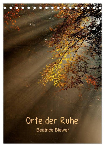 Orte der Ruhe (Tischkalender 2027 DIN A5 hoch), CALVENDO Monatskalender