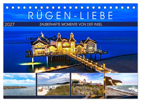 RÜGEN-LIEBE (Tischkalender 2027 DIN A5 quer), CALVENDO Monatskalender