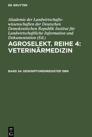 Deskriptorenregister 1989