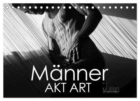 Männer AKT Art (Tischkalender 2026 DIN A5 quer), CALVENDO Monatskalender