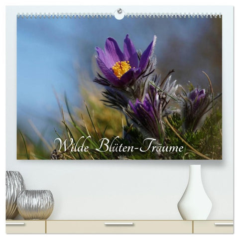 Wilde Blüten-Träume (hochwertiger Premium Wandkalender 2026 DIN A2 quer), Kunstdruck in Hochglanz