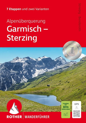 ROTHER Wanderführer Alpenüberquerung Garmisch - Sterzing