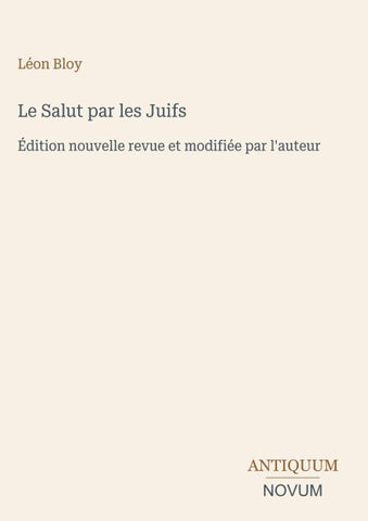 Le Salut par les Juifs