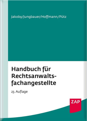 Handbuch für Rechtsanwaltsfachangestellte