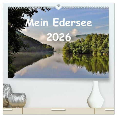 Mein Edersee 2026 (hochwertiger Premium Wandkalender 2026 DIN A2 quer), Kunstdruck in Hochglanz