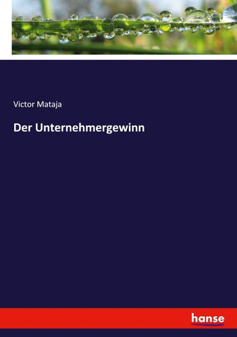 Der Unternehmergewinn