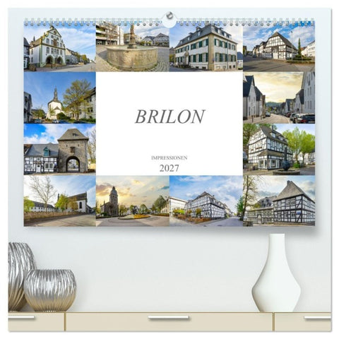 Brilon Impressionen (hochwertiger Premium Wandkalender 2027 DIN A2 quer), Kunstdruck in Hochglanz