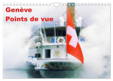 Genève Points de vue (Calendrier mural 2027 DIN A4 vertical), CALVENDO calendrier mensuel