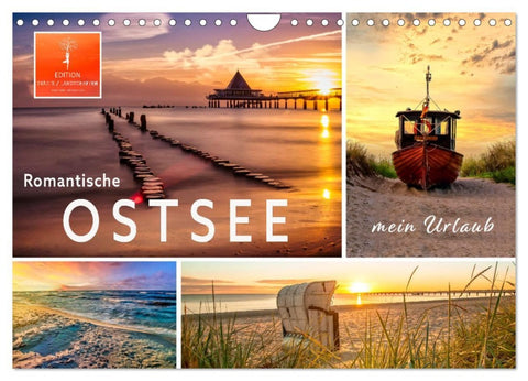 Romantische Ostsee - mein Urlaub (Wandkalender 2026 DIN A4 quer), CALVENDO Monatskalender