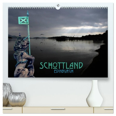 Schottland und Edinburgh (hochwertiger Premium Wandkalender 2027 DIN A2 quer), Kunstdruck in Hochglanz
