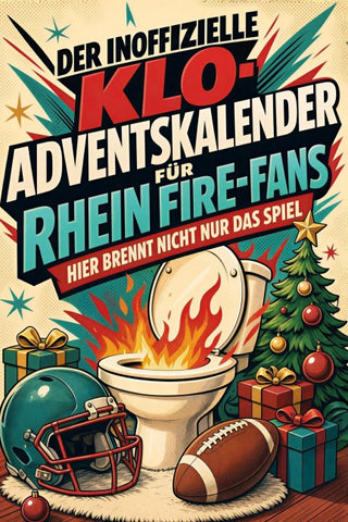 Der inoffizielle Klo-Adventskalender für Rhein Fire-Fans