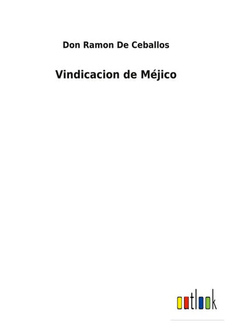 Vindicacion de Méjico