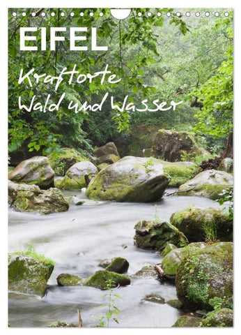 EIFEL - Kraftorte Wald und Wasser (Wandkalender 2027 DIN A4 hoch), CALVENDO Monatskalender