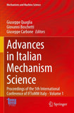 Advances in Italian Mechanism Science