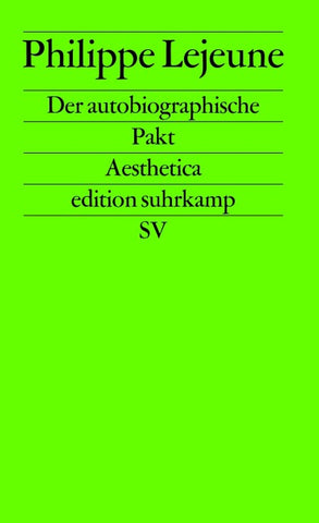 Der autobiographische Pakt
