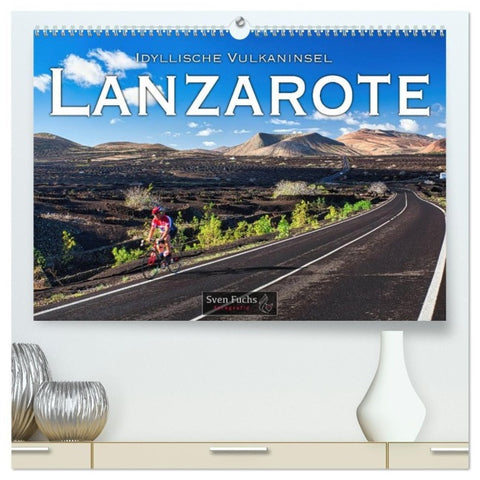 Idyllische Vulkaninsel Lanzarote (hochwertiger Premium Wandkalender 2027 DIN A2 quer), Kunstdruck in Hochglanz