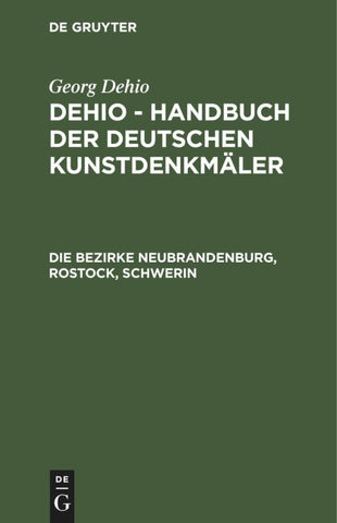 Die Bezirke Neubrandenburg, Rostock, Schwerin