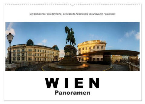 Wien Panoramen (Wandkalender 2027 DIN A2 quer), CALVENDO Monatskalender