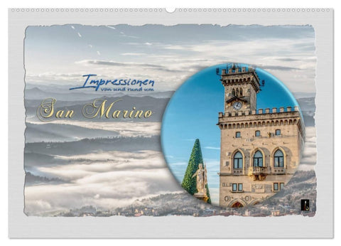 Impressionen - von und rund um San Marino (Wandkalender 2027 DIN A2 quer), CALVENDO Monatskalender