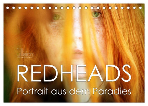 REDHEADS - Portrait aus dem Paradies (Tischkalender 2027 DIN A5 quer), CALVENDO Monatskalender